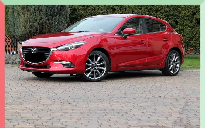 lubelskie Mazda 3 cena 59800 przebieg: 90000, rok produkcji 2017 z Nowy Sącz